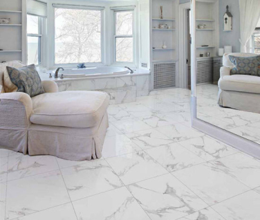 Statuario Marble Floor Tiles